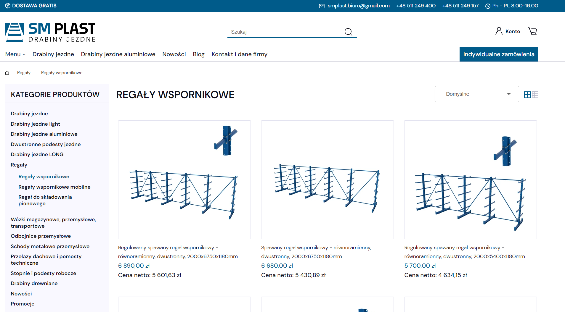Regały wspornikowe w magazynie - gdzie sprawdzają się najlepiej i dlaczego są niezastąpione przy dłużycach?