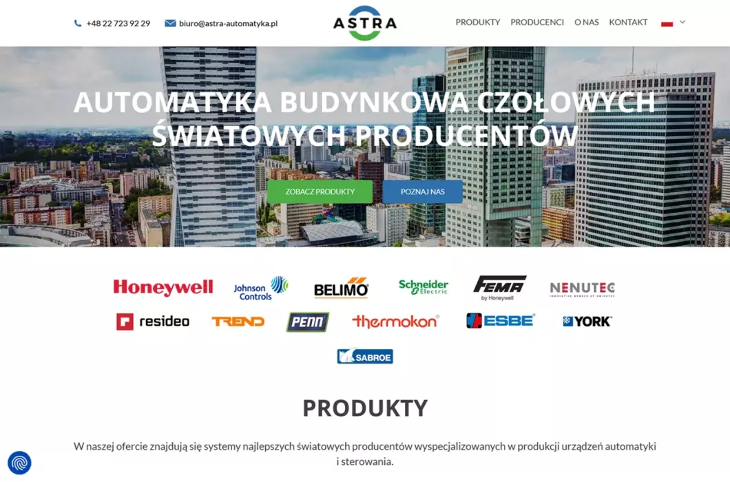 Automatyka budynkowa - Astra - zrzut ekranu