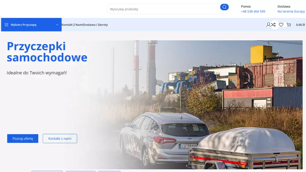 IGMAR Trailers Sprzedaż przyczep samochodowych - zrzut ekranu